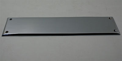 SignatureThings.com Brass Hardware Beveled Edge Push Plate