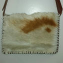 Bull Head Hair on Leather Clutch