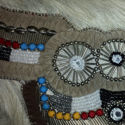 Bull Head Hair on Leather Clutch