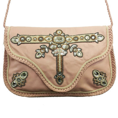 Blossom Bead Crystal Clutch