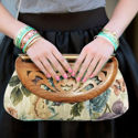 Wood Flap Clutch