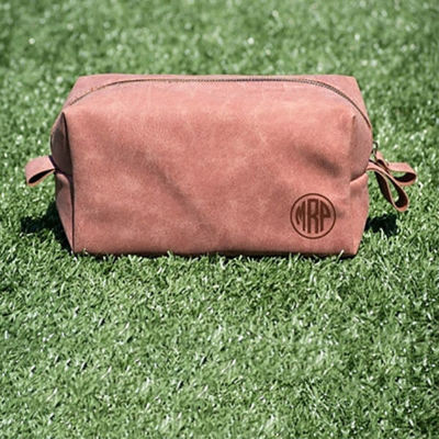 Leatherette Toiletry Bag for Men - Women Cosmetics Bags, Dopp Kit