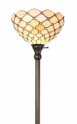 Tiffany Style Floor Torchiere Lamp 72 Inch Antique Flor Lamp