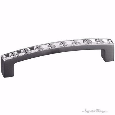 SignatureThings.com Brass Hardware Clear Square Swarovski Pulls