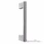 Brushed Stainless Steel - Wide Pedestal D Pull - 12 MM