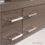 Brushed Stainless Steel KUBE D Door and Appliance Pulls 12 mm