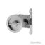 Round Pocket Door with Lock Brushed Stainless Steel
