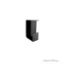 KUBE Pocket Sliding Door Pull Series Black on Stainless Steel