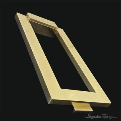 SignatureThings | ‘KnockIN’ Rectangular Brass Door Knockers