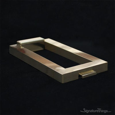 SignatureThings | ‘KnockIN’ Rectangular Brass Door Knockers