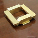 ‘KnockIN’ Square Brass Entry Door Knocker