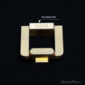 ‘KnockIN’ Square Brass Entry Door Knocker