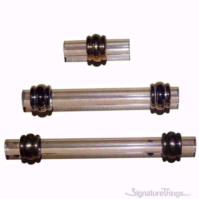 SignatureThings.com Brass Hardware Custom Lucite Cabinet Pulls and Knobs