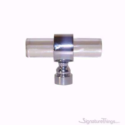 SignatureThings.com Brass Hardware Custom Lucite Cabinet Pulls and Knobs