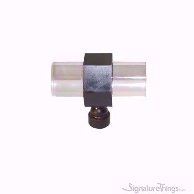 SignatureThings.com Brass Hardware Custom Lucite Cabinet Pulls and Knobs