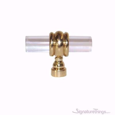 SignatureThings.com Brass Hardware Custom Lucite Cabinet Pulls and Knobs