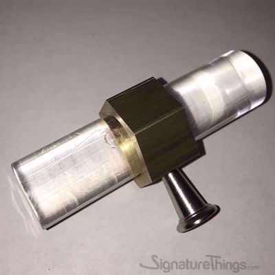 SignatureThings.com Brass Hardware Custom Lucite Cabinet Pulls and Knobs