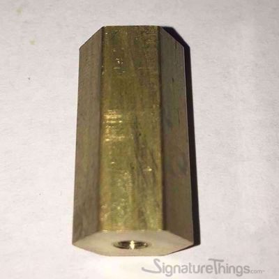 SignatureThings.com Brass Hardware Custom Lucite Cabinet Pulls and Knobs