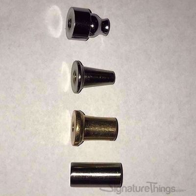 SignatureThings.com Brass Hardware Custom Lucite Cabinet Pulls and Knobs