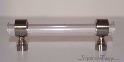 SignatureThings.com Brass Hardware Door Ring Lucite Handle - 3/4" Dia