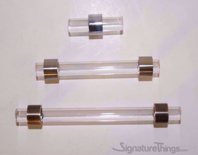 SignatureThings.com Brass Hardware Door Ring Lucite Handle - 3/4" Dia