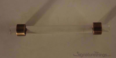 SignatureThings.com Brass Hardware Door Ring Lucite Handle - 3/4" Dia
