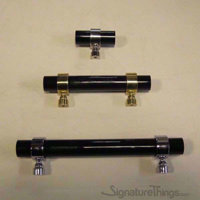SignatureThings.com Brass Hardware Door Ring Lucite Handle - 3/4" Dia