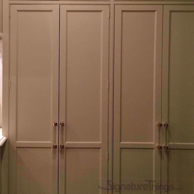 SignatureThings.com Brass Hardware Door Ring Lucite Handle - 3/4" Dia