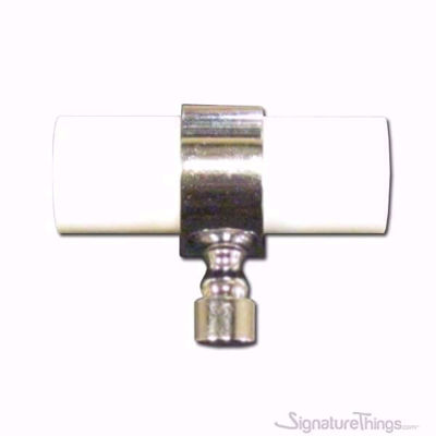 SignatureThings.com Brass Hardware Plain Traditional Ring Lucite Drawer Pulls - 3/4" D
