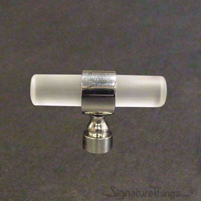 SignatureThings.com Brass Hardware Plain Traditional Ring Lucite Drawer Pulls - 3/4" D