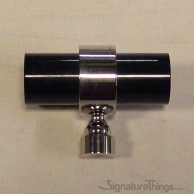 SignatureThings.com Brass Hardware Plain Traditional Ring Lucite Drawer Pulls - 3/4" D