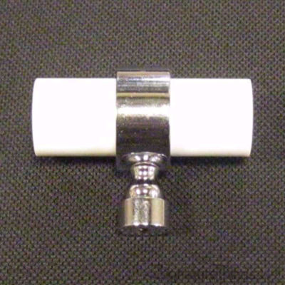 SignatureThings.com Brass Hardware Plain Traditional Ring Lucite Drawer Pulls - 3/4" D