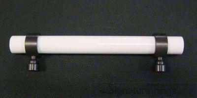 SignatureThings.com Brass Hardware Plain Traditional Ring Lucite Drawer Pulls - 3/4" D