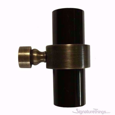 SignatureThings.com Brass Hardware Plain Traditional Ring Lucite Drawer Pulls - 3/4" D