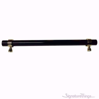 SignatureThings.com Brass Hardware Plain Traditional Ring Lucite Drawer Pulls - 3/4" D