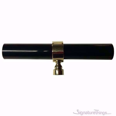SignatureThings.com Brass Hardware Plain Traditional Ring Lucite Drawer Pulls - 3/4" D