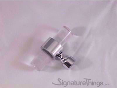 SignatureThings.com Brass Hardware Traditional Plain Ring Lucite Pulls - 1/2" Dia