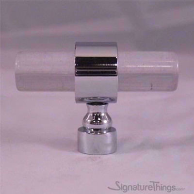 SignatureThings.com Brass Hardware Traditional Plain Ring Lucite Pulls - 1/2" Dia