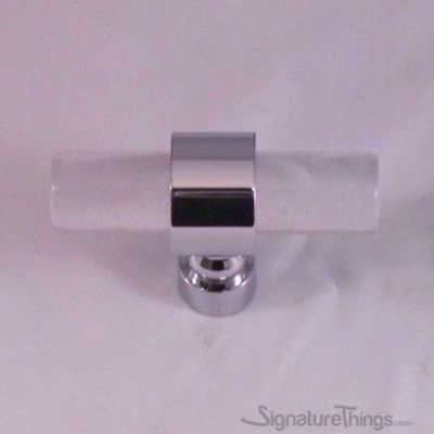 SignatureThings.com Brass Hardware Traditional Plain Ring Lucite Pulls - 1/2" Dia