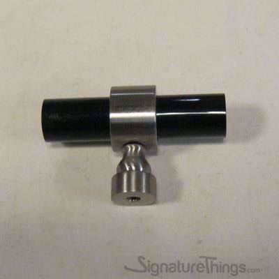 SignatureThings.com Brass Hardware Traditional Plain Ring Lucite Pulls - 1/2" Dia