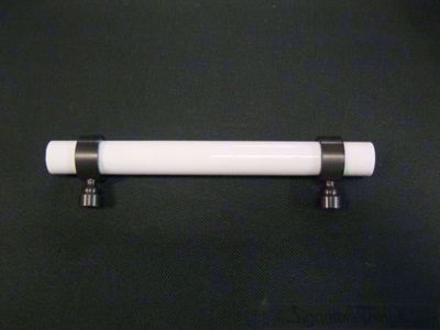 SignatureThings.com Brass Hardware Traditional Plain Ring Lucite Pulls - 1/2" Dia