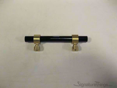 SignatureThings.com Brass Hardware Traditional Plain Ring Lucite Pulls - 1/2" Dia