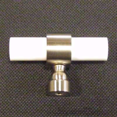 SignatureThings.com Brass Hardware Traditional Plain Ring Lucite Pulls - 1/2" Dia