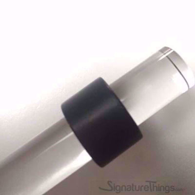 SignatureThings.com Brass Hardware Traditional Plain Ring Lucite Pulls - 1/2" Dia