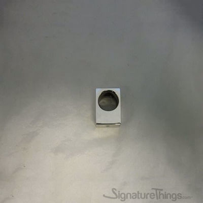 SignatureThings.com Brass Hardware Modern Cube Lucite Cabinet Pulls - 3/4" Dia