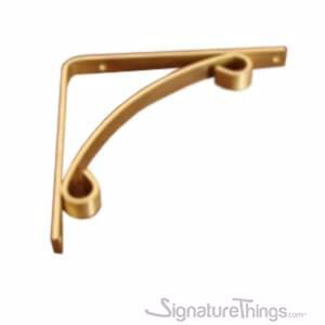 Arch Accented L Shelf Bracket