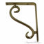 L Shelf Bracket with Scroll Accent
