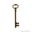 Bronze Key Shaped Cabinet Pulls