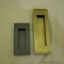 Brass Rectangular Flush Door Pulls - Sliding Door Flush Pulls, Pocket Door Pulls