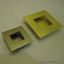 Brass Square Flush Door Pulls - 2"& 3" OD
